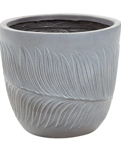 Clearance Beliani Vaso per piante FTERO Grigio