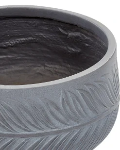 Best Beliani Vaso per piante FTERO Grigio