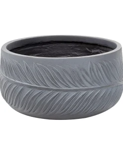 Best Beliani Vaso per piante FTERO Grigio