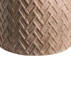 Discount Beliani Vaso per piante GERAKAS 35 cm Beige
