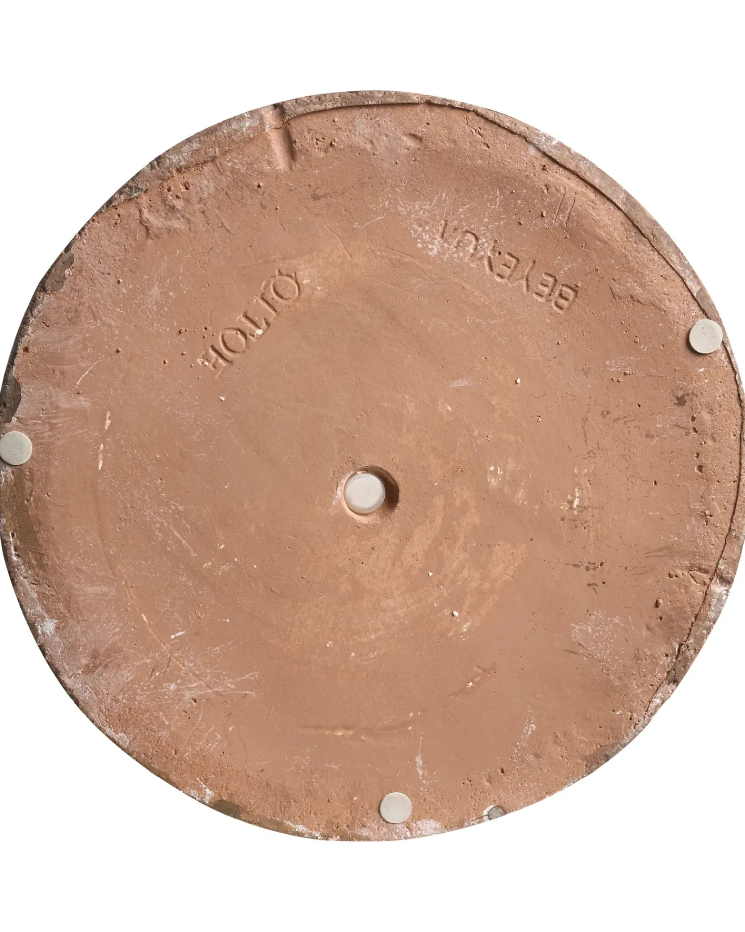Discount Beliani Vaso per piante GERAKAS 35 cm Beige