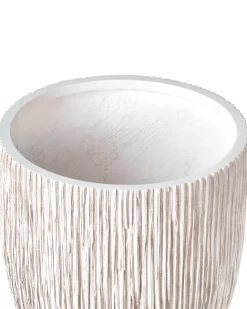 Discount Beliani Vaso per piante HANYUE 42 cm chiaro Beige