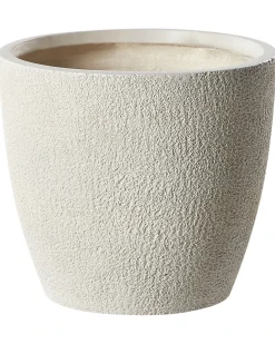 Sale Beliani Vaso per piante KANNIA Bianco sporco Beige