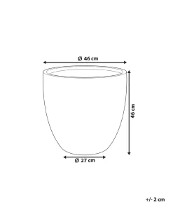 Best Beliani Vaso per piante KANNIA Bianco