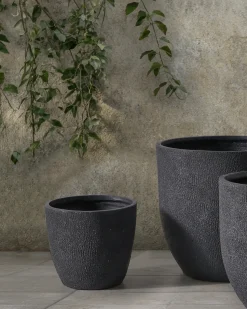 Sale Beliani Vaso per piante KANNIA grafite Grigio