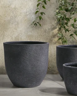 New Beliani Vaso per piante KANNIA chiaro Grigio