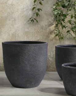 Clearance Beliani Vaso per piante KANNIA grafite Grigio