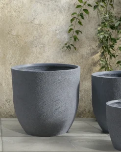 New Beliani Vaso per piante KANNIA chiaro Grigio