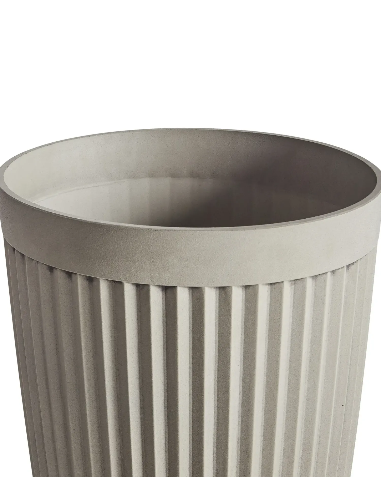 Beliani Vaso per piante KOLA 39 cm Beige