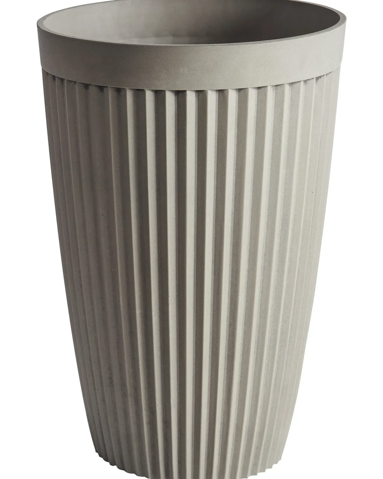 Beliani Vaso per piante KOLA 39 cm Beige