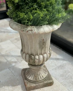 Clearance Beliani Vaso per piante LARISA 28 cm Beige