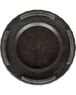 Beliani Vaso per piante LAVRIO 36 cm scuro Grigio