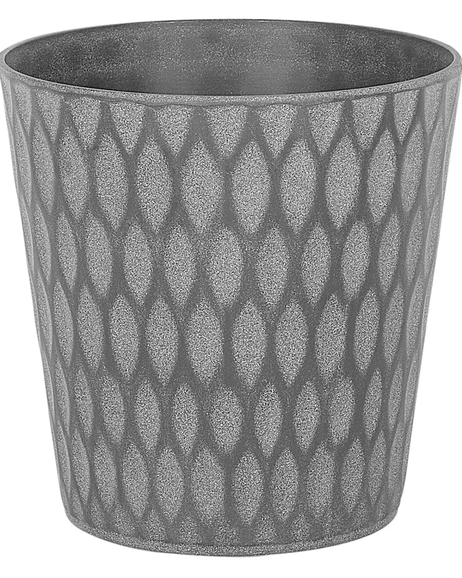 Beliani Vaso per piante LAVRIO 36 cm scuro Grigio