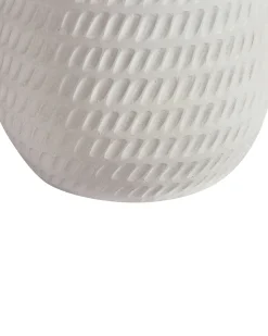 Beliani Vaso per piante LIVADIA 20 cm sporco Bianco