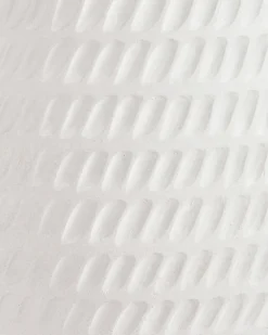 Beliani Vaso per piante LIVADIA 20 cm sporco Bianco