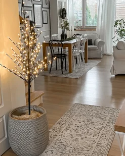 Beliani Vaso per piante LIVADIA Tortora Beige
