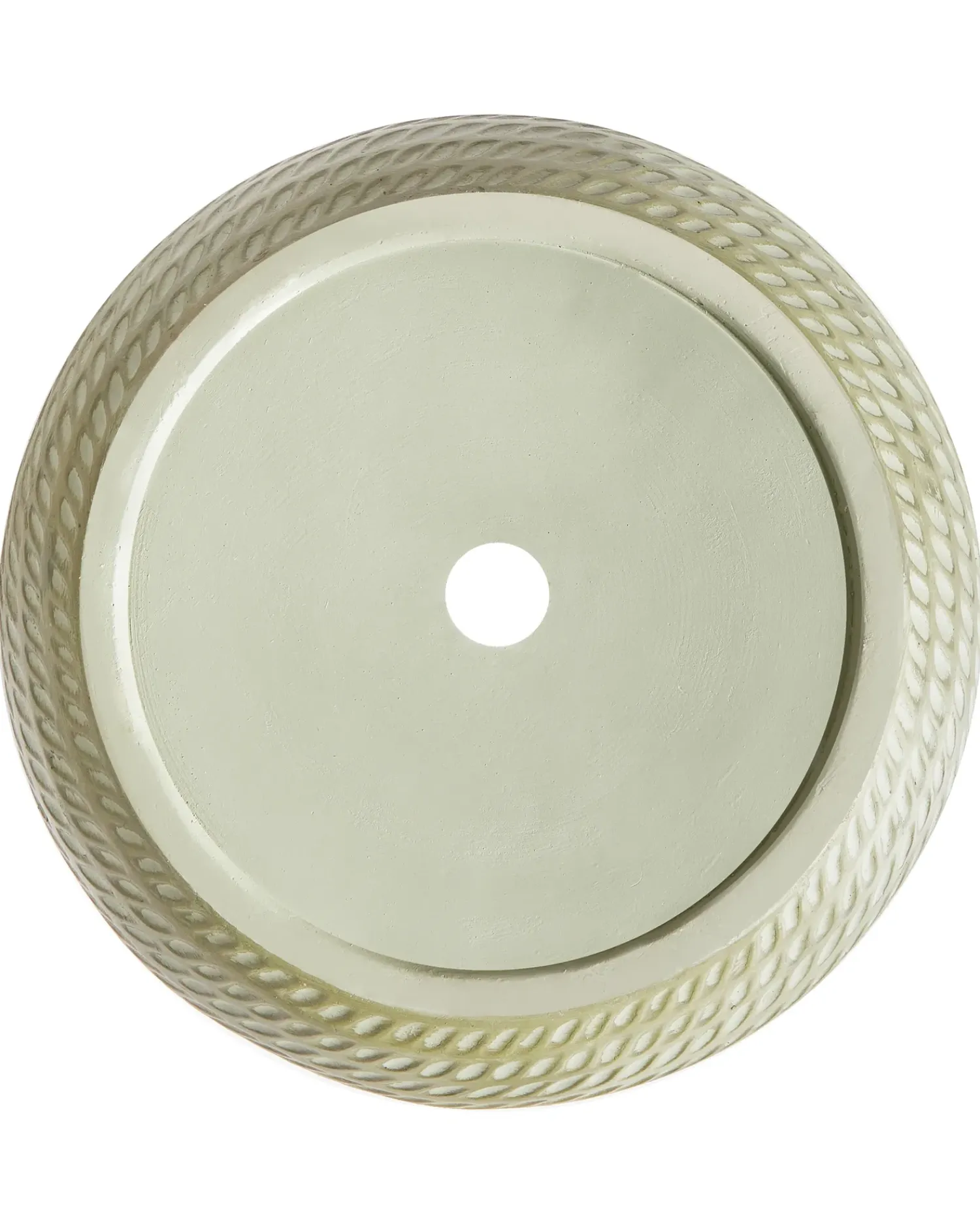 Outlet Beliani Vaso per piante LIVADIA oliva Verde