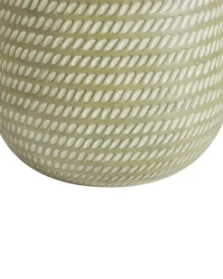 Outlet Beliani Vaso per piante LIVADIA oliva Verde