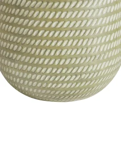 Outlet Beliani Vaso per piante LIVADIA oliva Verde