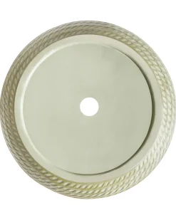 Outlet Beliani Vaso per piante LIVADIA oliva Verde