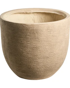 Online Beliani Vaso per piante LIXOURI 47 cm Beige