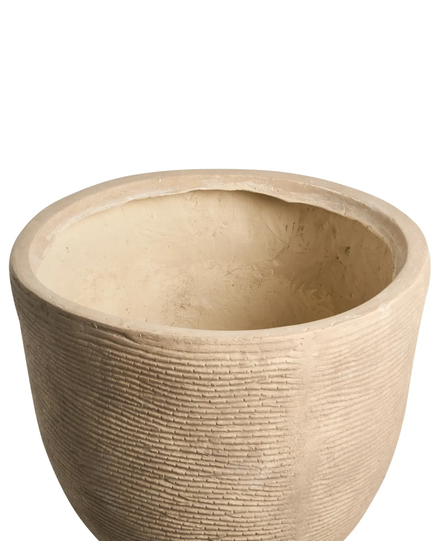 Online Beliani Vaso per piante LIXOURI 47 cm Beige