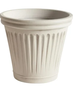 Sale Beliani Vaso per piante MAIZE 43 cm chiaro Beige