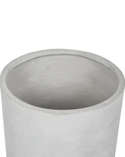 Beliani Vaso per piante MESSENE chiaro Grigio