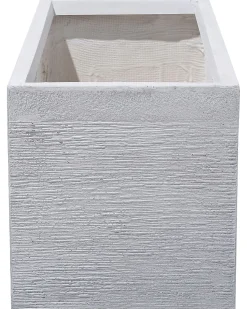 Discount Beliani Vaso per piante MYRA 80 cm Bianco