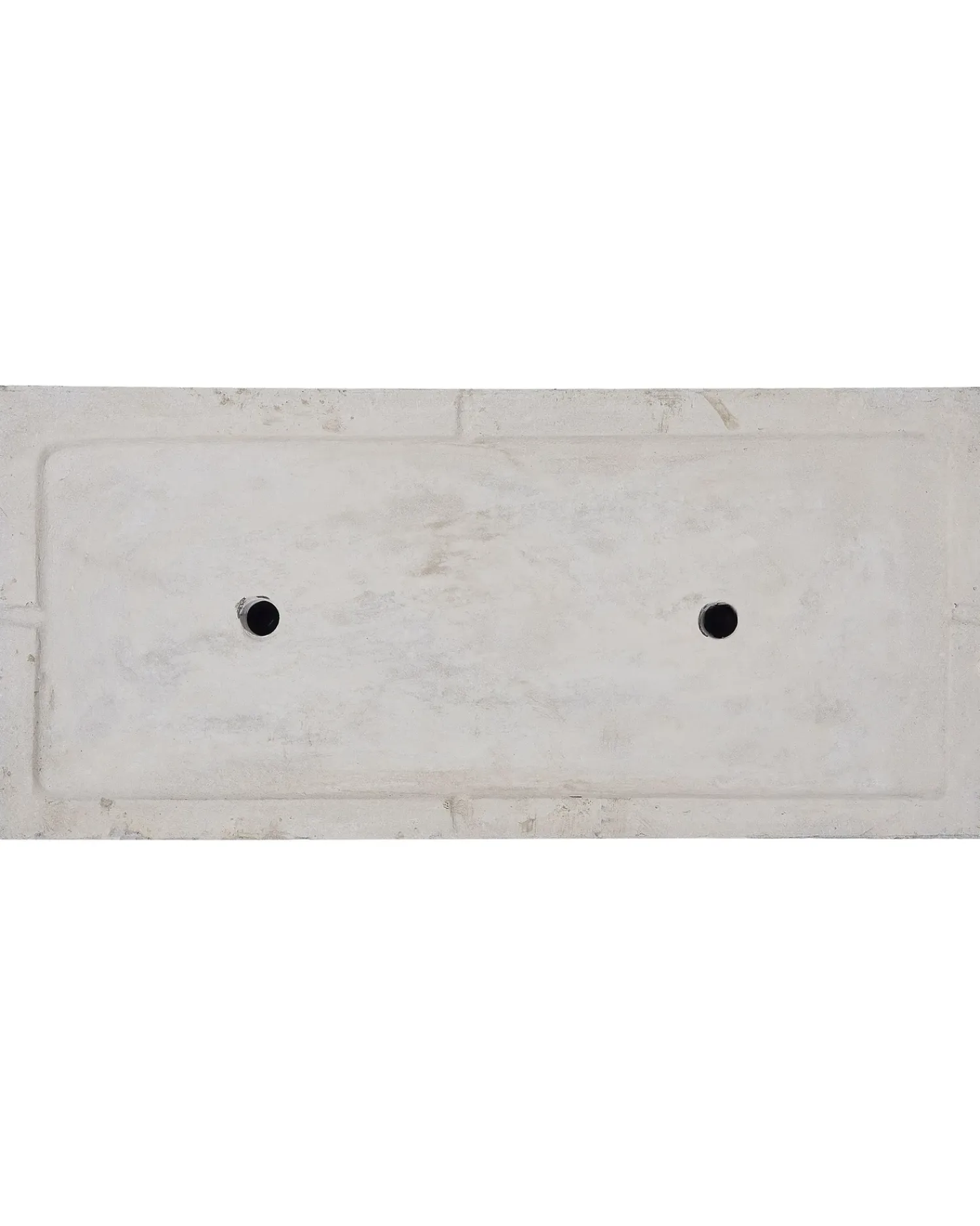 Discount Beliani Vaso per piante MYRA 80 cm Bianco