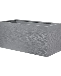 Best Beliani Vaso per piante MYRA 80 cm Grigio