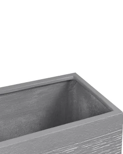 Best Beliani Vaso per piante MYRA 80 cm Grigio