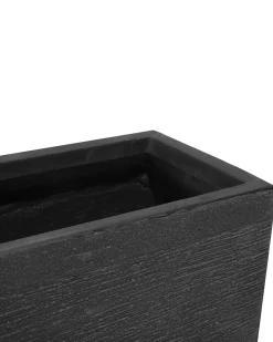 Online Beliani Vaso per piante MYRA 80 cm Nero