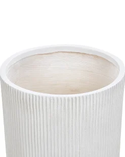Discount Beliani Vaso per piante OREOI sporco Bianco