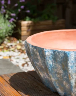 Sale Beliani Vaso per piante OSTRYA 51 cm Blu