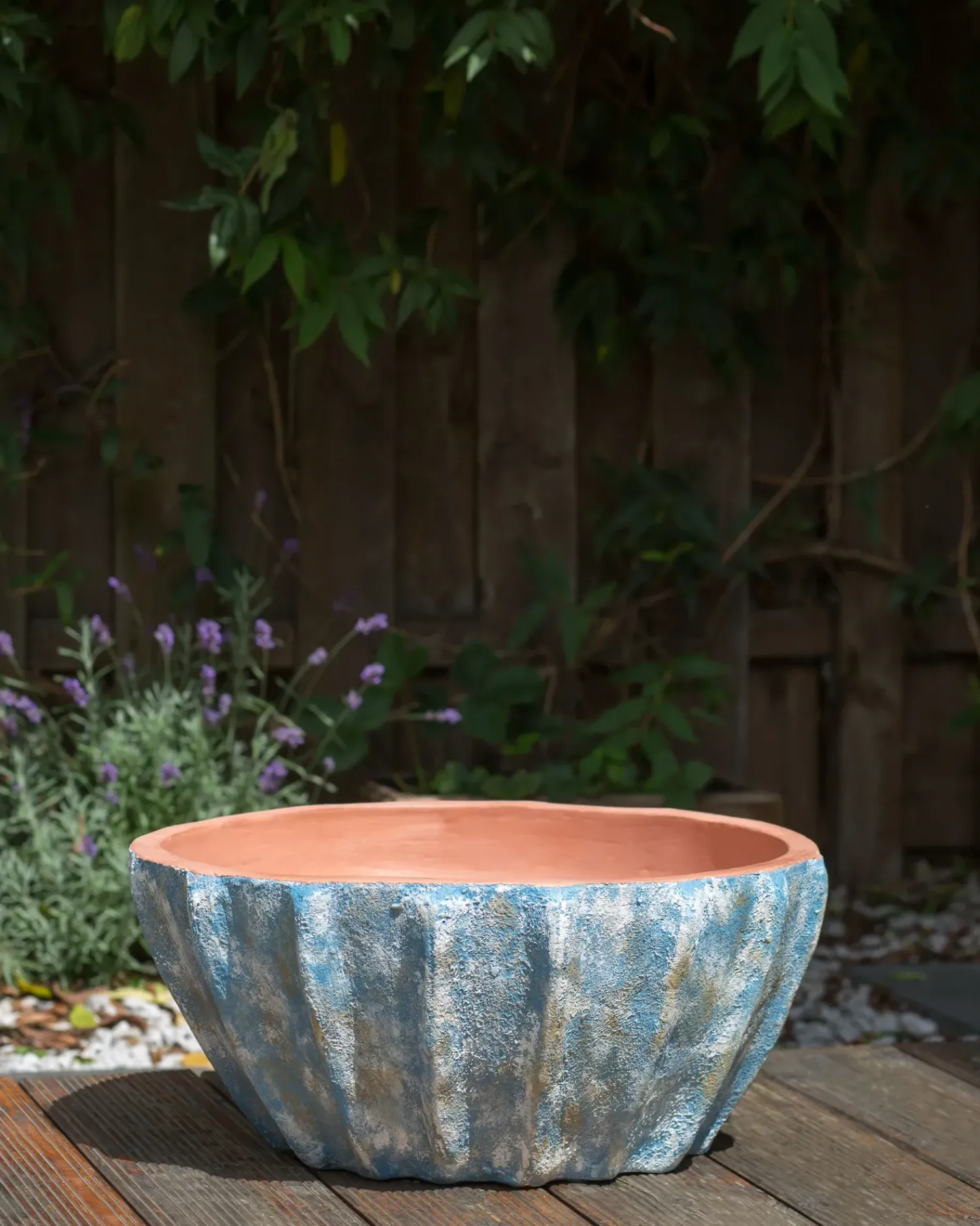 Sale Beliani Vaso per piante OSTRYA 51 cm Blu