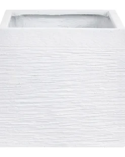 Sale Beliani Vaso per piante PAROS 40 cm Bianco