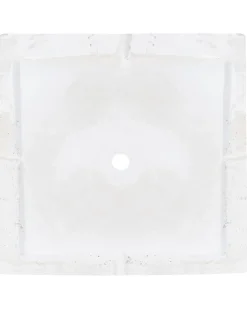 Sale Beliani Vaso per piante PAROS 40 cm Bianco