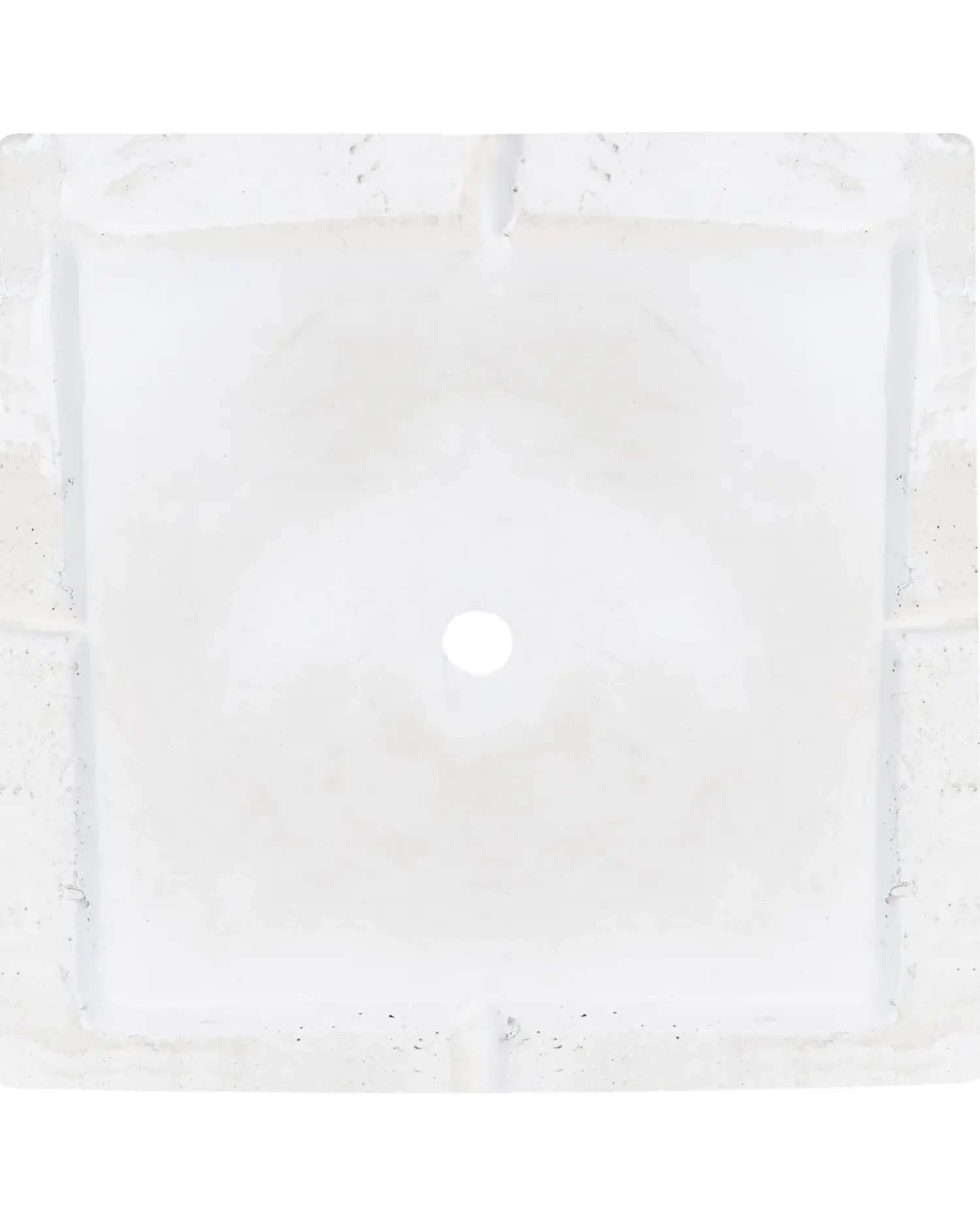 Online Beliani Vaso per piante PAROS 30 cm Bianco