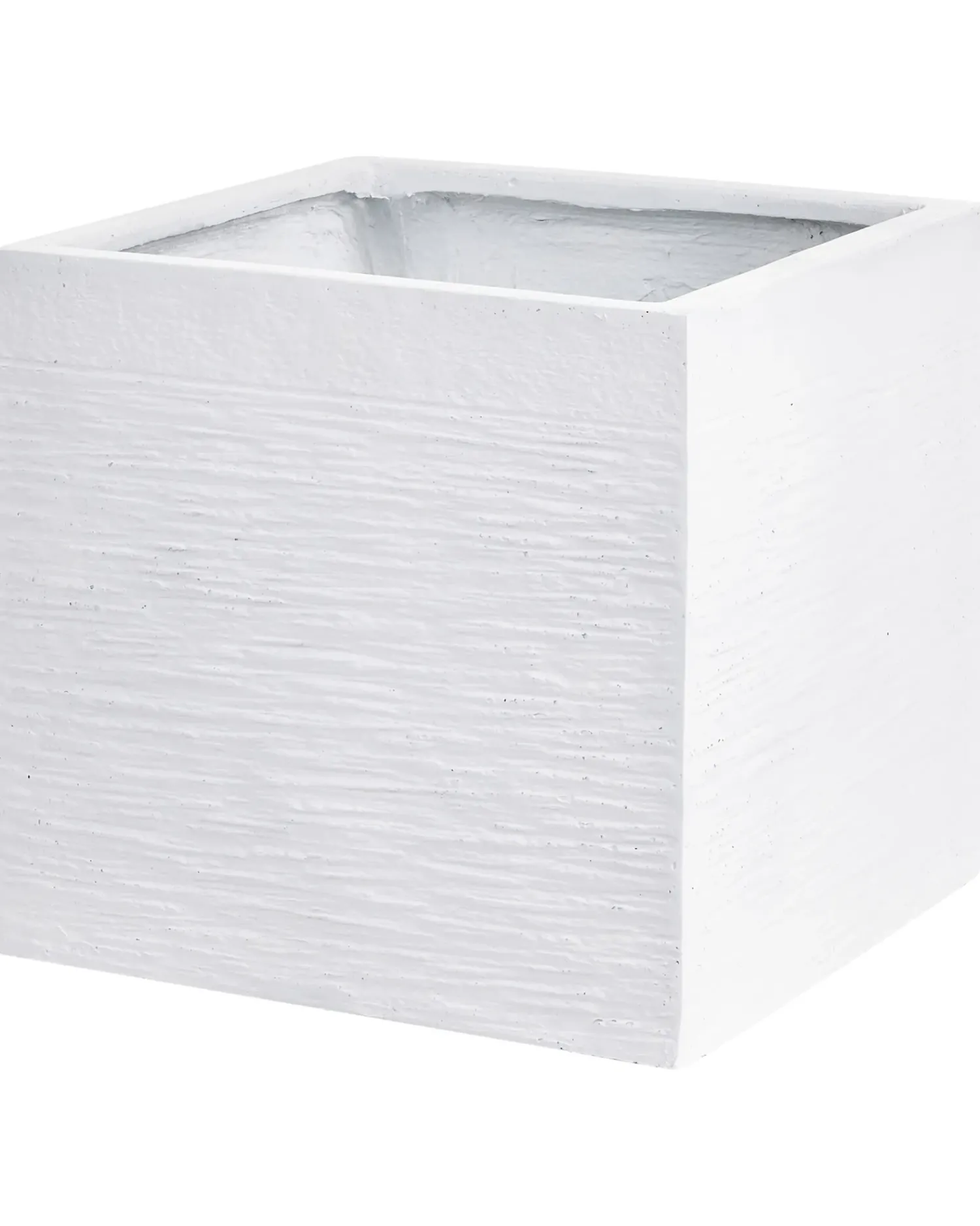Online Beliani Vaso per piante PAROS 30 cm Bianco