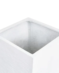Online Beliani Vaso per piante PAROS 30 cm Bianco