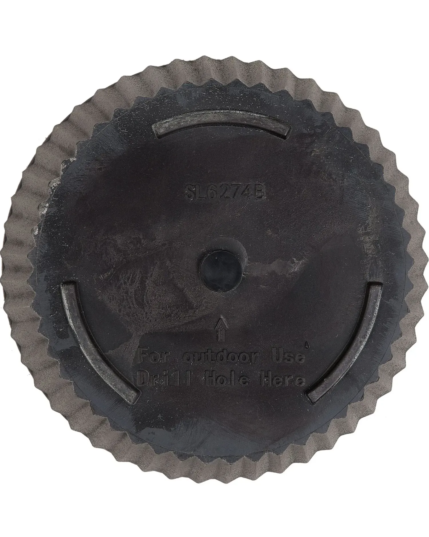 Sale Beliani Vaso per piante POKA 36 cm Tortora Grigio