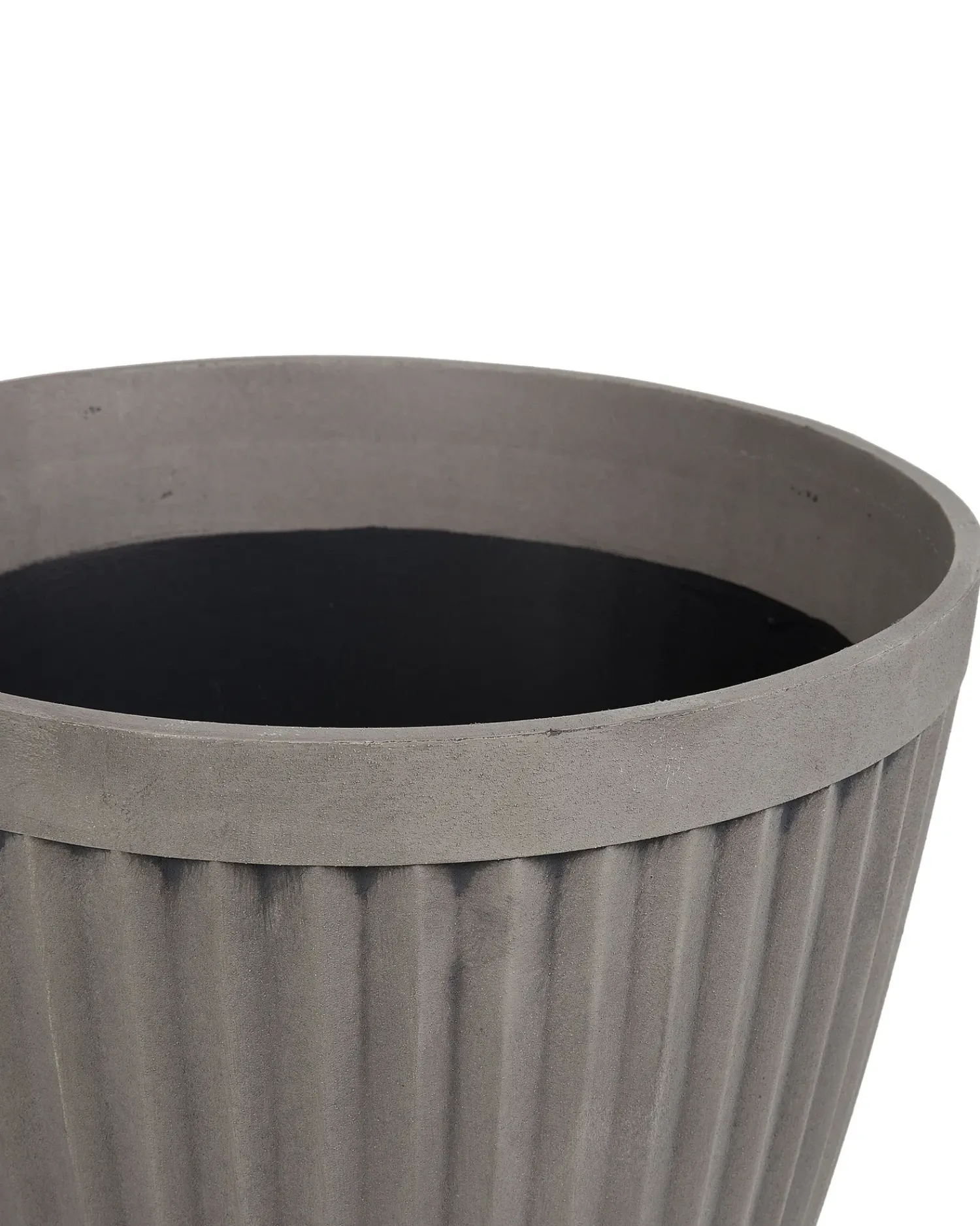 Sale Beliani Vaso per piante POKA 36 cm Tortora Grigio