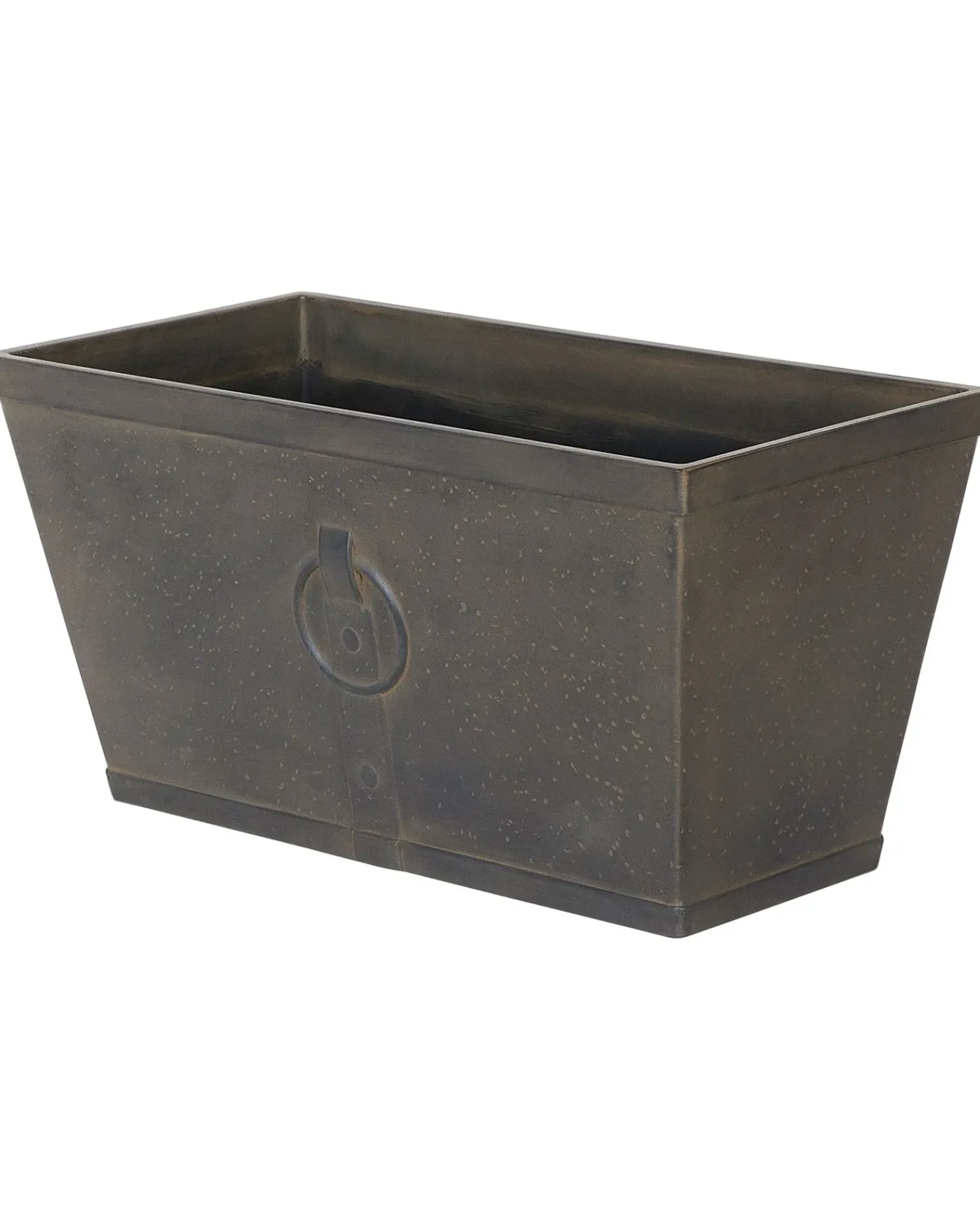 New Beliani Vaso per piante PORIA 60 cm Marrone