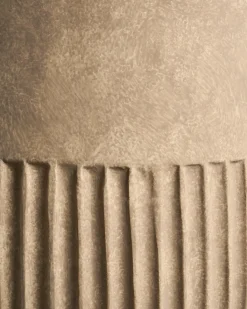 New Beliani Vaso per piante PYLAROS 36 cm Beige