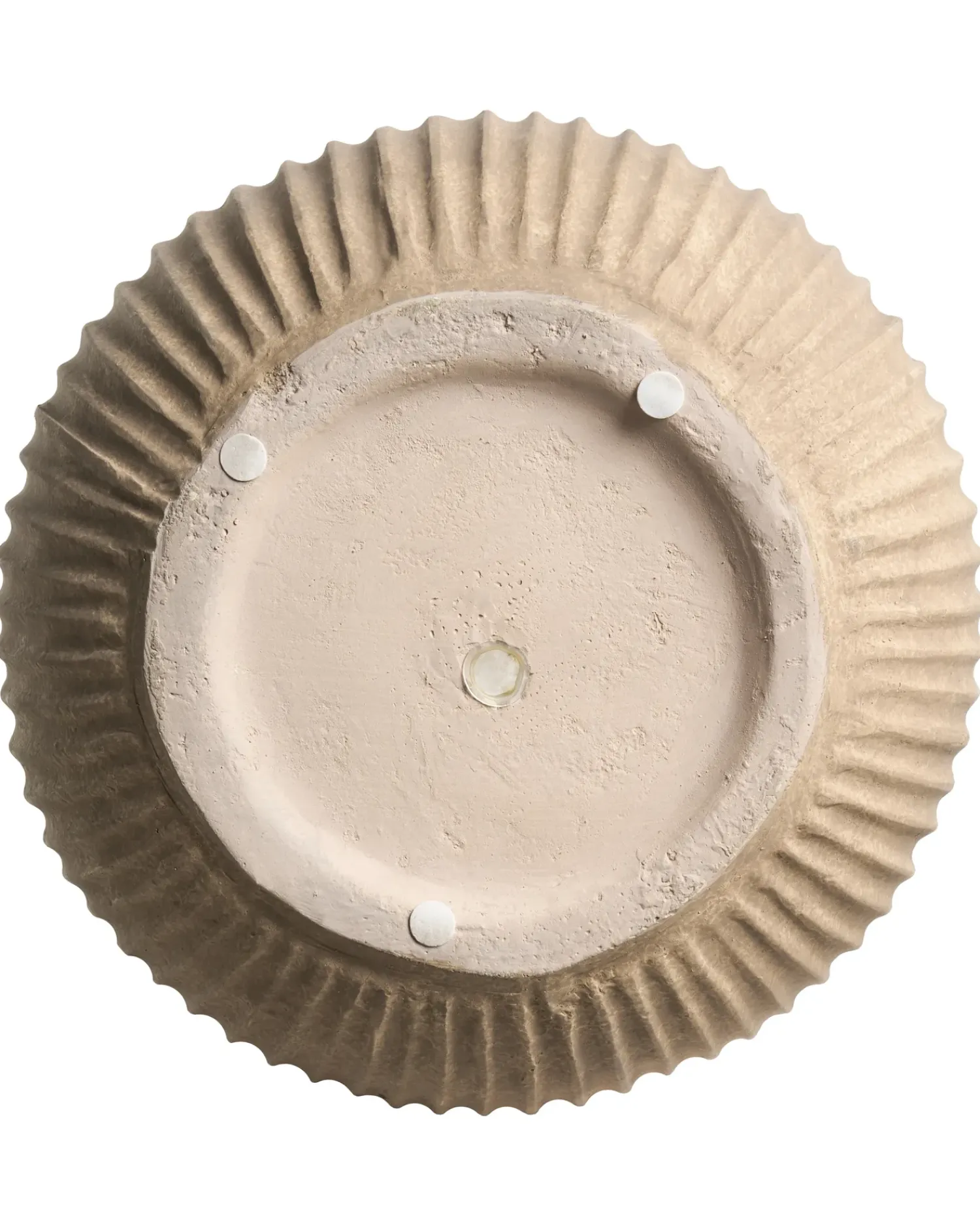 New Beliani Vaso per piante PYLAROS 36 cm Beige