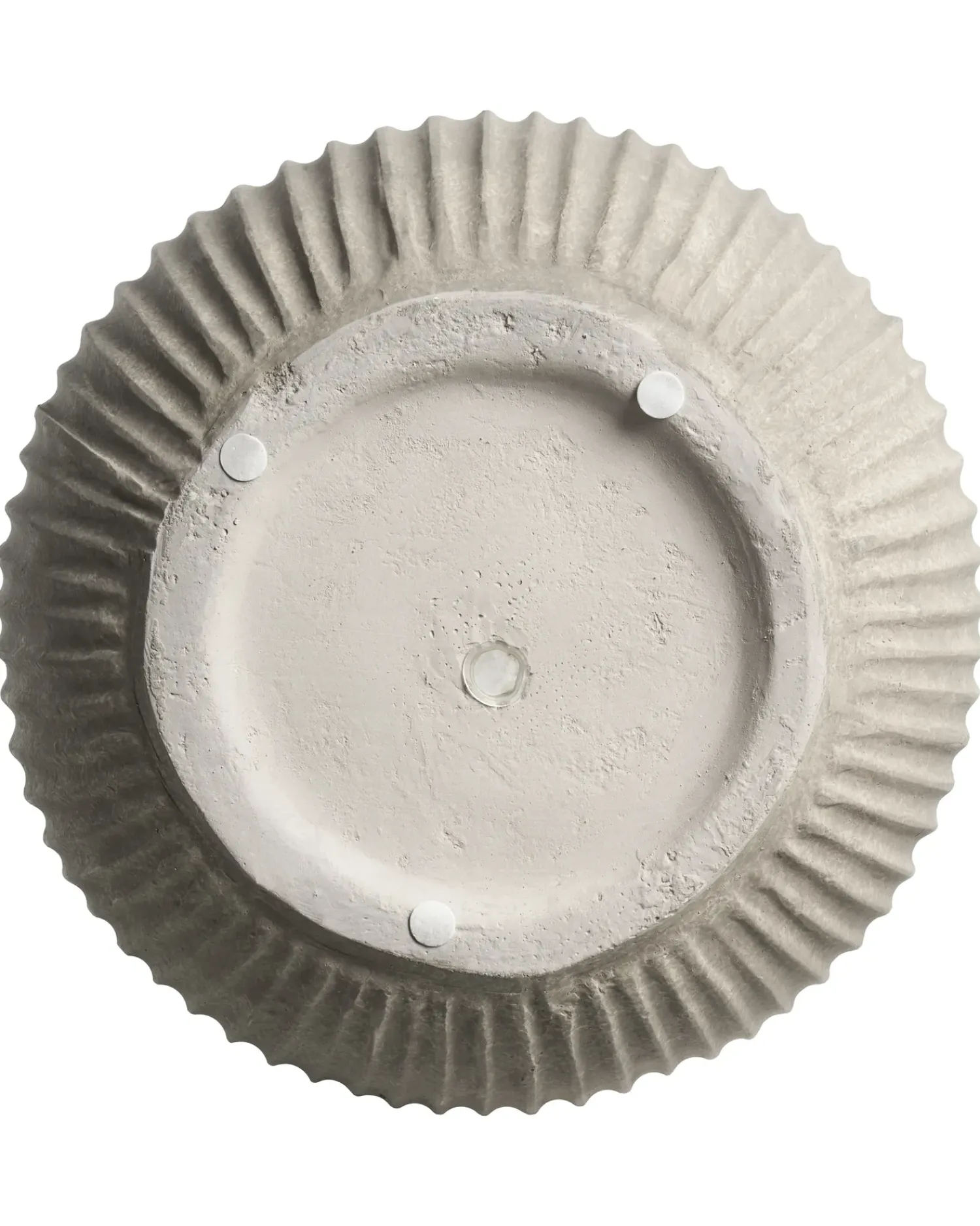 Outlet Beliani Vaso per piante PYLAROS 36 cm Grigio