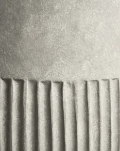 Outlet Beliani Vaso per piante PYLAROS 36 cm Grigio