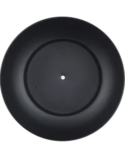 Outlet Beliani Vaso per piante rialzato AGROS Metallo 30 cm Nero Marrone Nero
