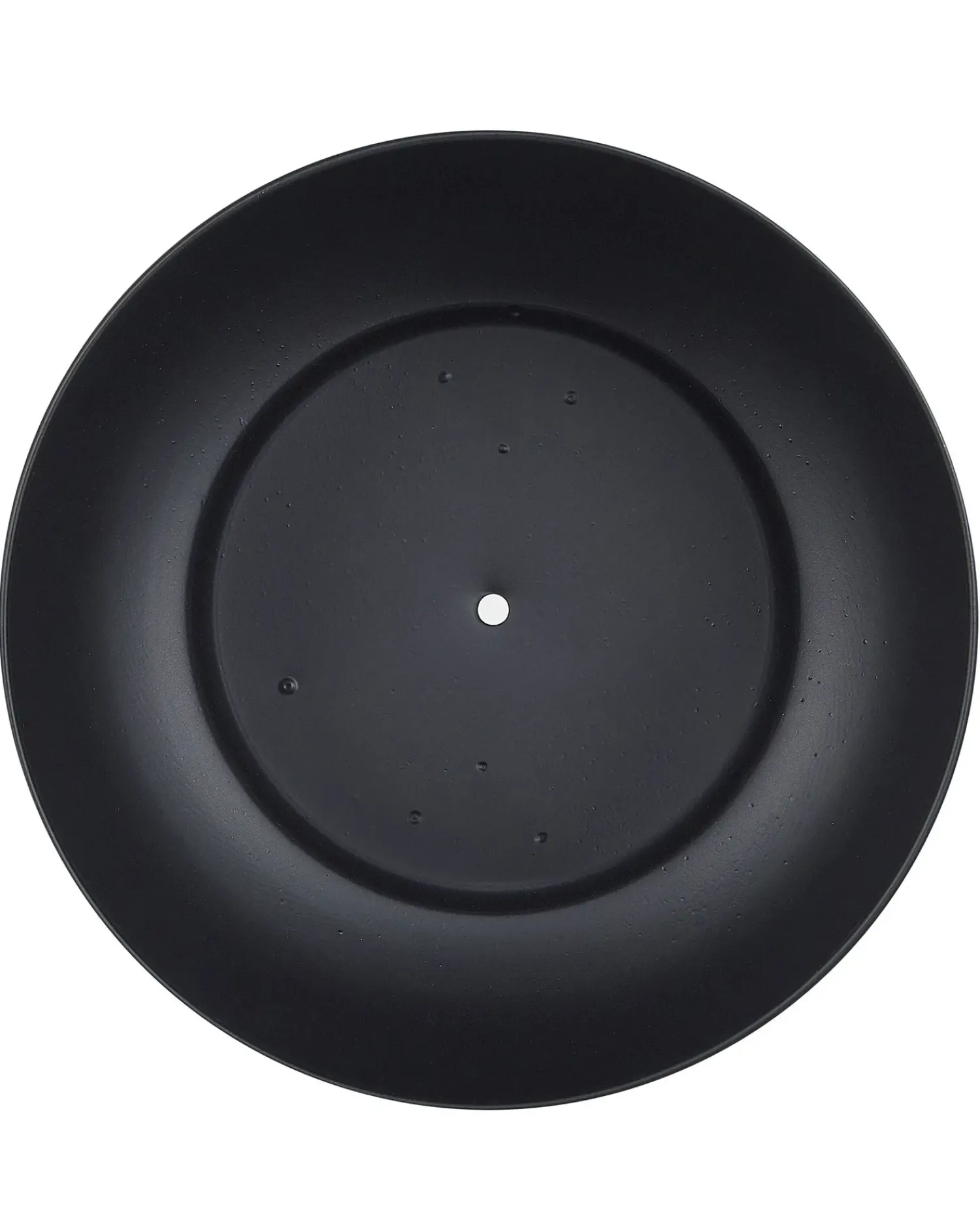 Outlet Beliani Vaso per piante rialzato AGROS Metallo 30 cm Nero Marrone Nero